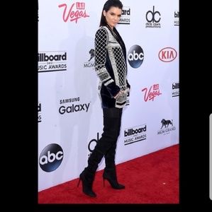 *ICONIC* BALMAIN × HM over the knee  boots.